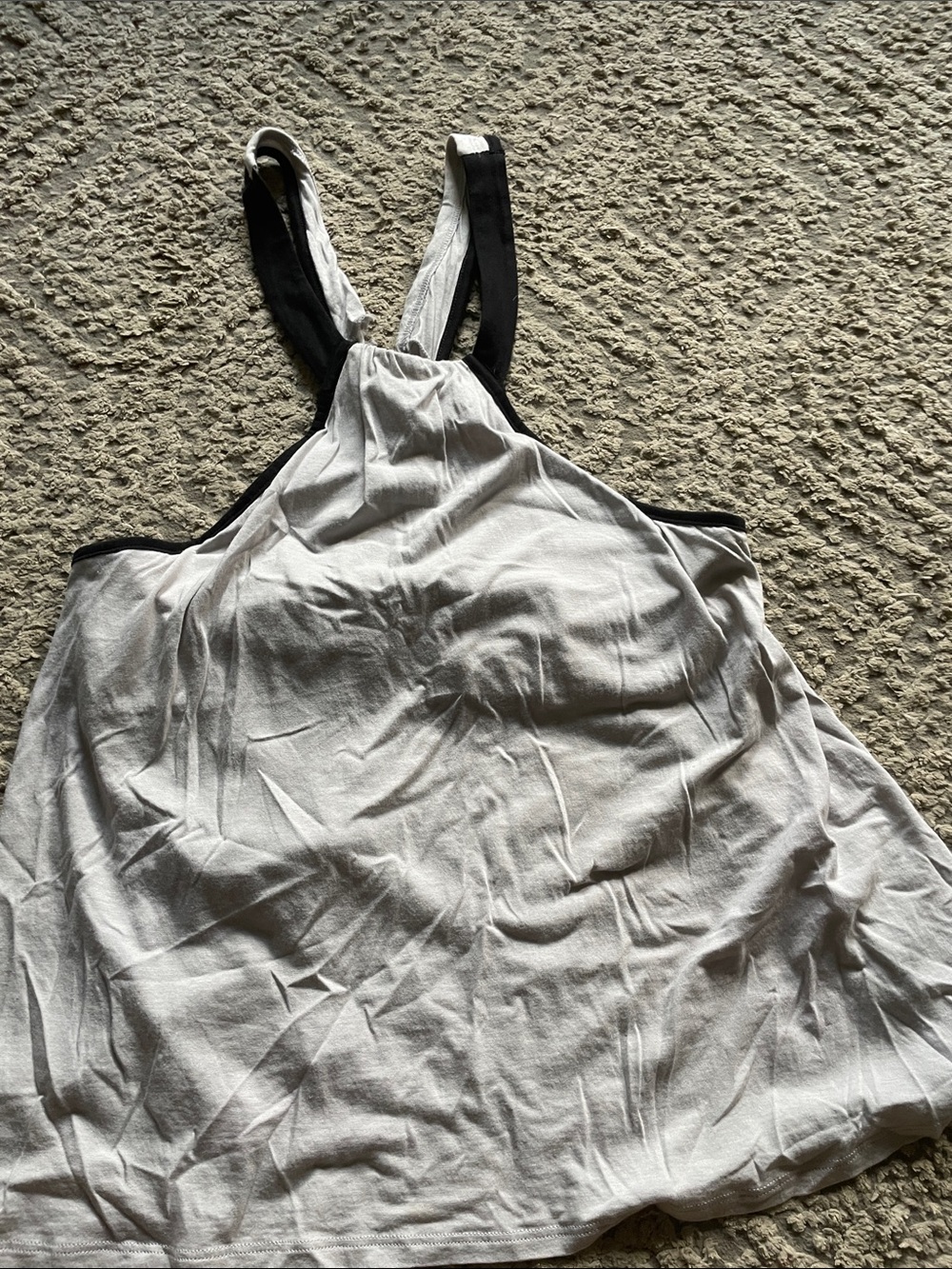 Victoria's Secret Black Tank Top with Pink Label